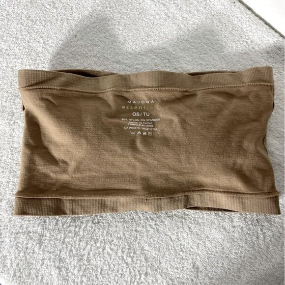 Majora Essential Tan Bandeau Bra One Size - Picture 8 of 9